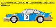 [사전 예약] REJ43105 1/43 Decal &ndash; Porsche 911 SC Rally Monte Carlo 1978 winner - "Gitanes" logo 1/43