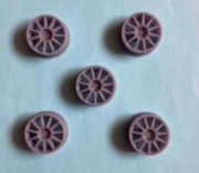 [사전 예약] REJSP939 1/24 Wheels &ndash; Speedline 18&ldquo; ( 11 spoke ) 3D print / 5 pieces for Citroen DS3 WRC 1/24 for H
