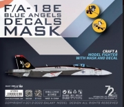 [사전 예약] G72053 1/72 VFA-31&lsquo;Tomcatters&rsquo;colonial felix F/A-18E aj-100 cag CVW-8, USS George H.W. Bush CVN-77, Stokes Bay, UK.2017 MASK&DECAL FOR THE ACADEMY 12547S  CALE 1/72 KIT
