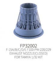 [사전 예약] FP32002 1/32 F-15A/B/C/D/E Exhaust&nbsp;Nozzle&nbsp;Closed（F100-PW-220/229） for Tamiya