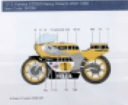 DP265 1/12 Yamaha YZR500 GoodYear #1 K. Roberts WGP 1980