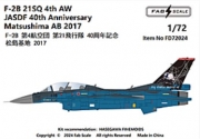 [사전 예약] FD72024 1/72 F-2B 21SQ 4th AW JASDF 40th Anniversary Matsushima AB 2017