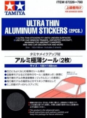 [사전 예약] 87226 Tamiya Ultra Thin Aluminum Stickers (2pcs)