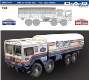 [사전 예약] DAB43-037 1/43 Man 8x8 Porsche team Dakar 84/85