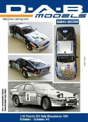 [사전 예약] DAB43-DEC009&nbsp; 1/43 Rally Maspalomas 1981 Etchebers - Etchebers #3 for Altaya