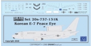 [사전 예약] 72S-737-131K 1/72 Korean Air Force E-7A Wedgetail Peace Eagle