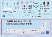 [사전 예약] 72S-737-199 1/72 South Korea Navy P-8A Poseidon