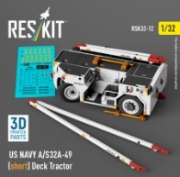 [사전 예약] RSK32-0012 1/32 US NAVY A/S32A-49 (short) Deck Tractor (3D Printed model kit) (1/32)
