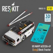 [사전 예약] RSK32-0013 1/32 US NAVY A/S32A-49 (long) Deck Tractor (3D Printed model kit) (1/32)