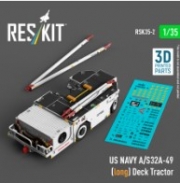[사전 예약] RSK35-0002 1/35 US NAVY A/S32A-49 (long) Deck Tractor (3D Printed model kit) (1/35) Skif, Trumpeter, Meng, Dragon, Zvezda