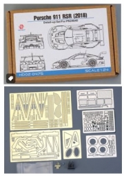 [사전 예약] HD02-0475 1/24 Porsche 911 RSR(2018) Detail-up Set For PN24040 (PE+Metal parts+Resin)