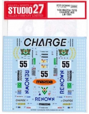 [사전 예약] ST27-DC959D 1/24 Mazda 787B CHARGE #55 LM 1991 for TAM