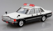 [사전 예약-3월] AOS06947 1/24 Concrete Western 430Cedric Sedan Investigation Patrol Car (Nissan)