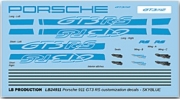 24911sky 1/24 Porsche 911 GT3 RS customization decal - SKYBLUE