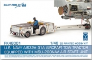 [사전 예약] FK48001 1/48 U.S. Navy A/S32A-31A Aircraft Tow Tractor equipped with MSU-200NAV Air Start Unit