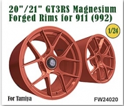 [사전 예약] FW24020 20"/21" GT3RS Magnesium Forged Rims for 911 (992) for Tamiya