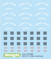 [사전 예약] DCL-DEC956 1/24 BMW M1 BBS rims and tyres