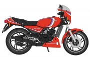 [사전 예약-3월] HSG21770 1/12 Yamaha RZ250 (4L3) YSP Specification w/Cowl (1982)