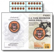 [사전 예약] P163021 1/16 1/16 US Tank Destroyer WWII Patches