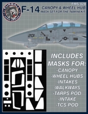 [사전 예약] FURFMS-028 1/48 F-14 Vinyl Mask Set for the Tamiya Kit