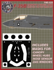 [사전 예약] FURFMS-029 1/48 F-35B Vinyl Mask Set for the Tamiya Kit
