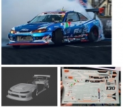 [사전 예약] CS109 1/24 Nissan S15 Silvia S14.9 James Deane 2024 part set for Aoshima