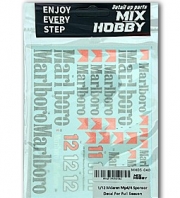 [사전 예약] MX05-040 1/12 Mclaren MP4/4 Sponsor Decals for meng/beemax