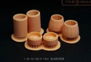 [사전 예약] Fa48031 1/48 F/A-18A/B/C/D F404 Exhaust Nozzles （For Kinetic Kit）
