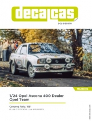 [사전 예약] DCL-DEC075 1/24 Opel Ascona 400 Team Dealer Opel sponsored by Wynn's - Condroz Rally - Rallye du Con