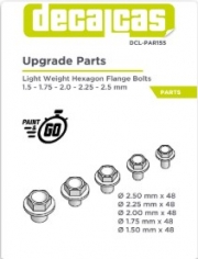 [사전 예약] DCL-PAR155 Fasteners: Light Weight Hexagonal flange bolt 1.5 - 2.5 mm (48+48+48+48+48 units/each)