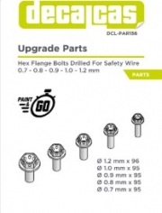 [사전 예약] DCL-PAR156 Fasteners: Hexagonal flange bolt drilled 0.7 - 1.2 mm (95+95+95+95+96 units/each)