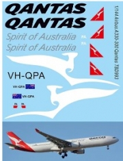 [사전 예약] TBD993 1/144 Water Decals for Airbus A330-300 Qantas Decal TBD993