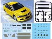 [사전 예약-4월] FUJ04802 1/24 Mitsubishi Lancer Evolution IX GSR (With GT / W Wing)