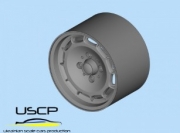 [사전 예약] 24P008 1/24 BMW 2002 Turbo wheels 14 inch