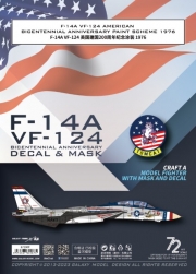 [사전 예약] G72009 1/48 F-14A VF-124 AMERICAN BICENTENNIAL ANNIVERSARY PAINT SCHEME 1976