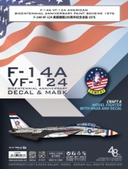 [사전 예약] G48008 1/48 F-14A VF-124 American Bicentennial Ann. Paint Scheme 1976