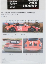 [사전 예약] MX05-076-2 1/24 Porsche 911 GT3RS N&uuml;rburgring RINGTAXI (B)