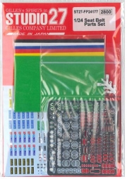 [사전 예약] ST27-FP24177 1/24 Seat Belt Parts Set STUDIO27 【Detail Up Parts】