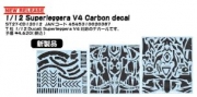 [사전 예약] ST27-CD12012 1/12 Ducati Superleggera V4 carbon decal