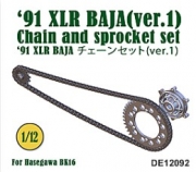 [사전 예약] DE12092 91 XLR BAJA (MD22) Chain and Sprocket set (Ver.1) for Hasegawa