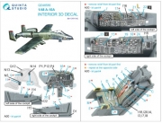 [사전 예약] QD48586 1/48 A-10A Warthog 3D-Printed & coloured Interior on decal paper (GWH)