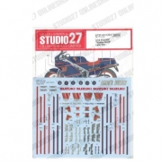 [사전 예약] ST27-DC1234 1/12 RG400&Gamma; "Walter Wolf" Late Ver. for Hasegawa STUDIO27 【Original Decals】