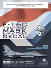 [사전 예약] D48033 1/48 Polish F-16C Fighting Falcon Fighter Nato Tiger Meet camouflage