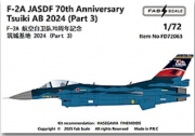 [사전 예약] FD72063 1/72 F-2A JASDF 70th Anniversary Tsuiki AB 2024 (Part 3)