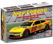 [사전 예약] SJM-2024JLNC 1/24 Joey Logano 2024 NASCAR Ford Mustang Championship Winner Race Car (Ltd Prod)