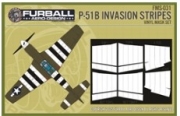 [사전 예약] FURFMS-031 1/48 P-51B Invasion Stripes Vinyl Mask Set