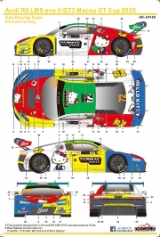 SK24159 1/24 Audi R8 LMS evo II GT3 Macau GT Cup 2022 Uno Racing Team