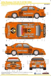 [사전 예약] SK24213 1/24 Alfa Romeo 155 V6 Ti DTM 1994 Jagermeister Schubel Engineering