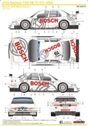 SK24214 1/24 Alfa Romeo 155 V6 Ti ITC 1996 Bosch JAS Motorsport Alfa Romeo