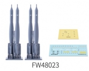 [사전 예약] FW48023 1/48 GBU-12 PAVEWAY II NON-THERMALLY PROTECTED(4PCS)